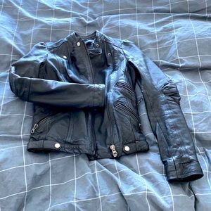 Zara lamb leather jacket